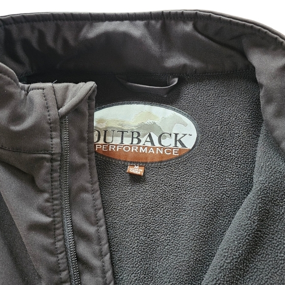 Outback Trading Company Men's Black Soft Side Fleece Lined Performance Jacket - Picture 6 of 9